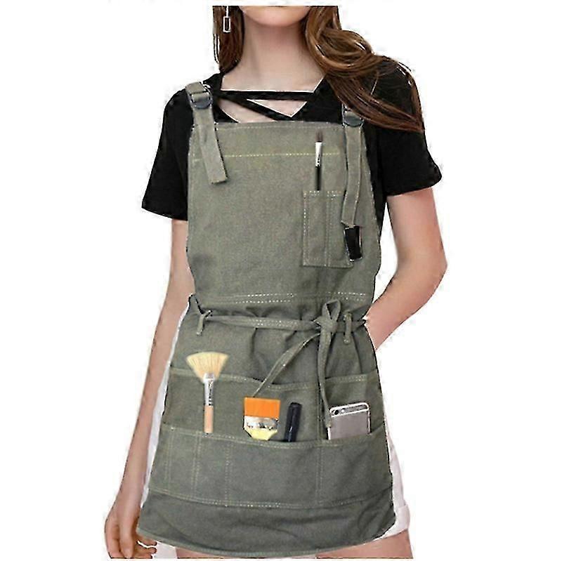 Breathable Waxed Canvas Craft Apron