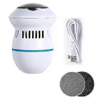 Electric Foot File Callus Remover with Vacuum System Portable Dual Speed Hard Dry Skin Grinder