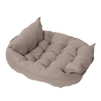 Hondenbed, stijlvol nest voor kleine puppy's en kittens, antislip hondenmand, huisdiervolledig bed met verstelbare knop, multifunctioneel.