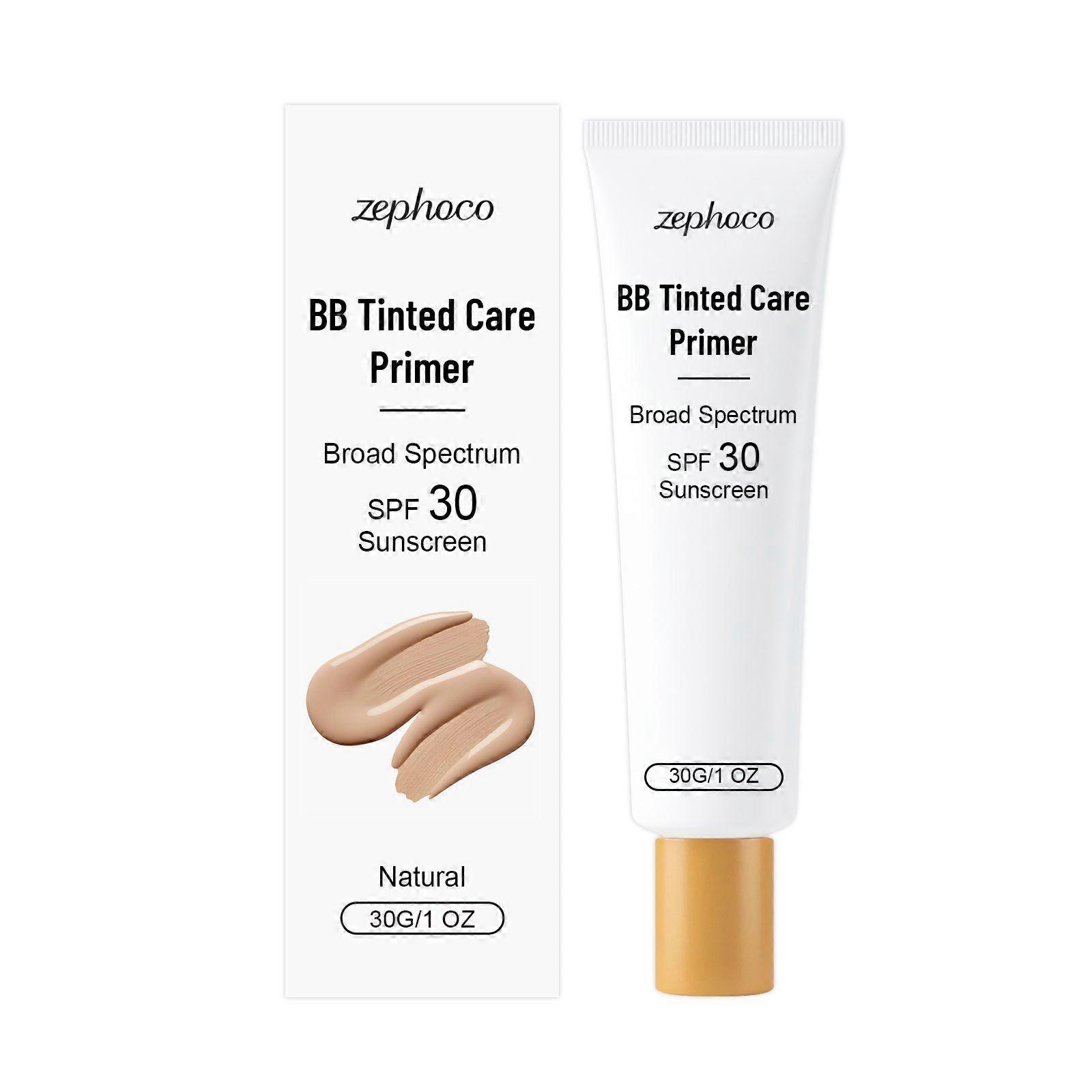 Soft light smoothing sunscreen primer, adheres well without caking