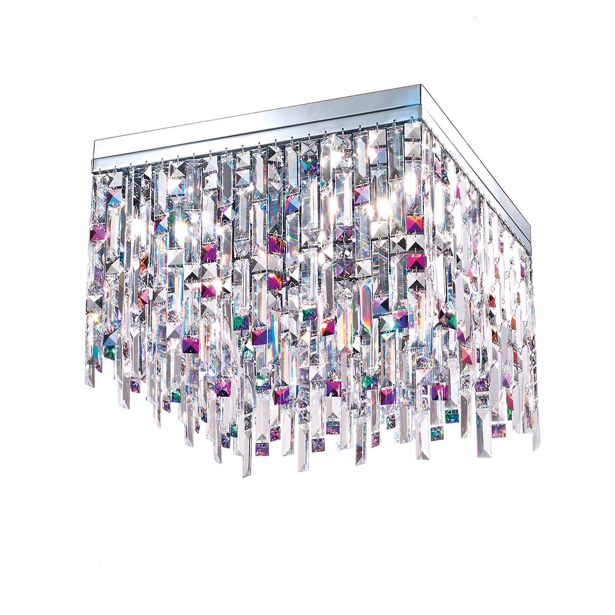 Kolarz Prisma Crystal Ceiling Light 16 Light Chrome