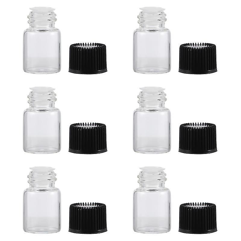 2.8X1.59cm Travel Bottles & Containers 1 Set 36pcs 2ml Transparent Essential Oil Bottles