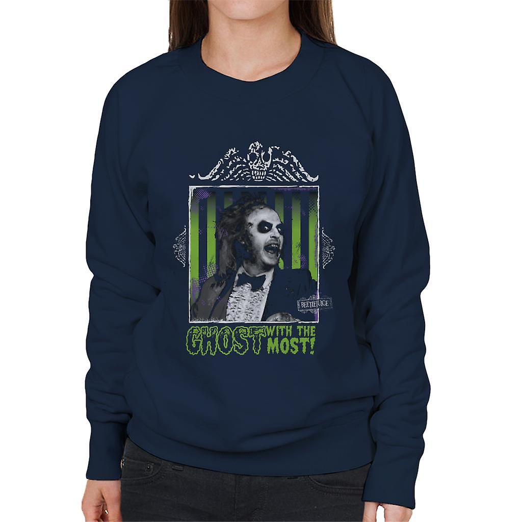 Beetlejuice Suit The Ghost With The Most Women's Sweatshirt