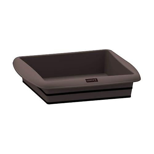 Square platinum silicone mold 18 cm 1 unit (Maroon)