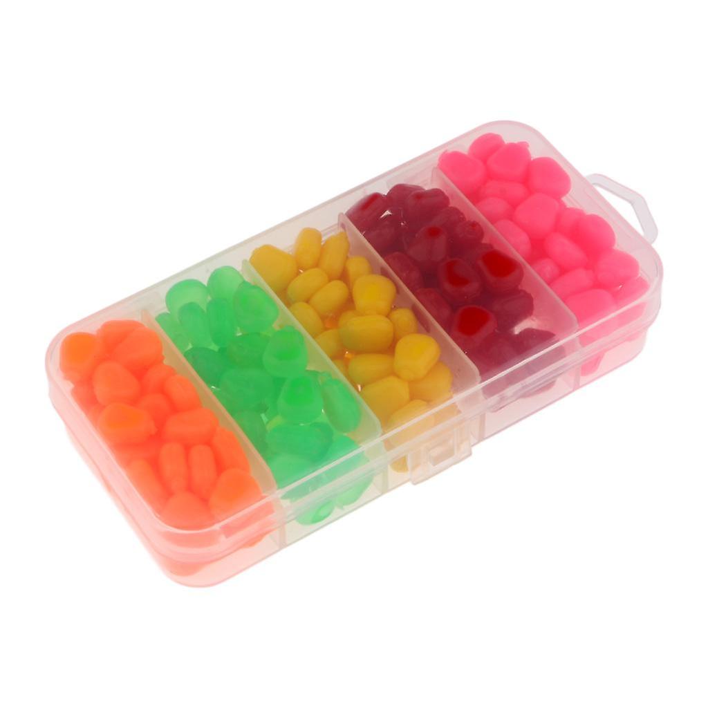 200Pcs Künstliches Maisfischen Weiche Köder Köder Mais Getreide Geschmack