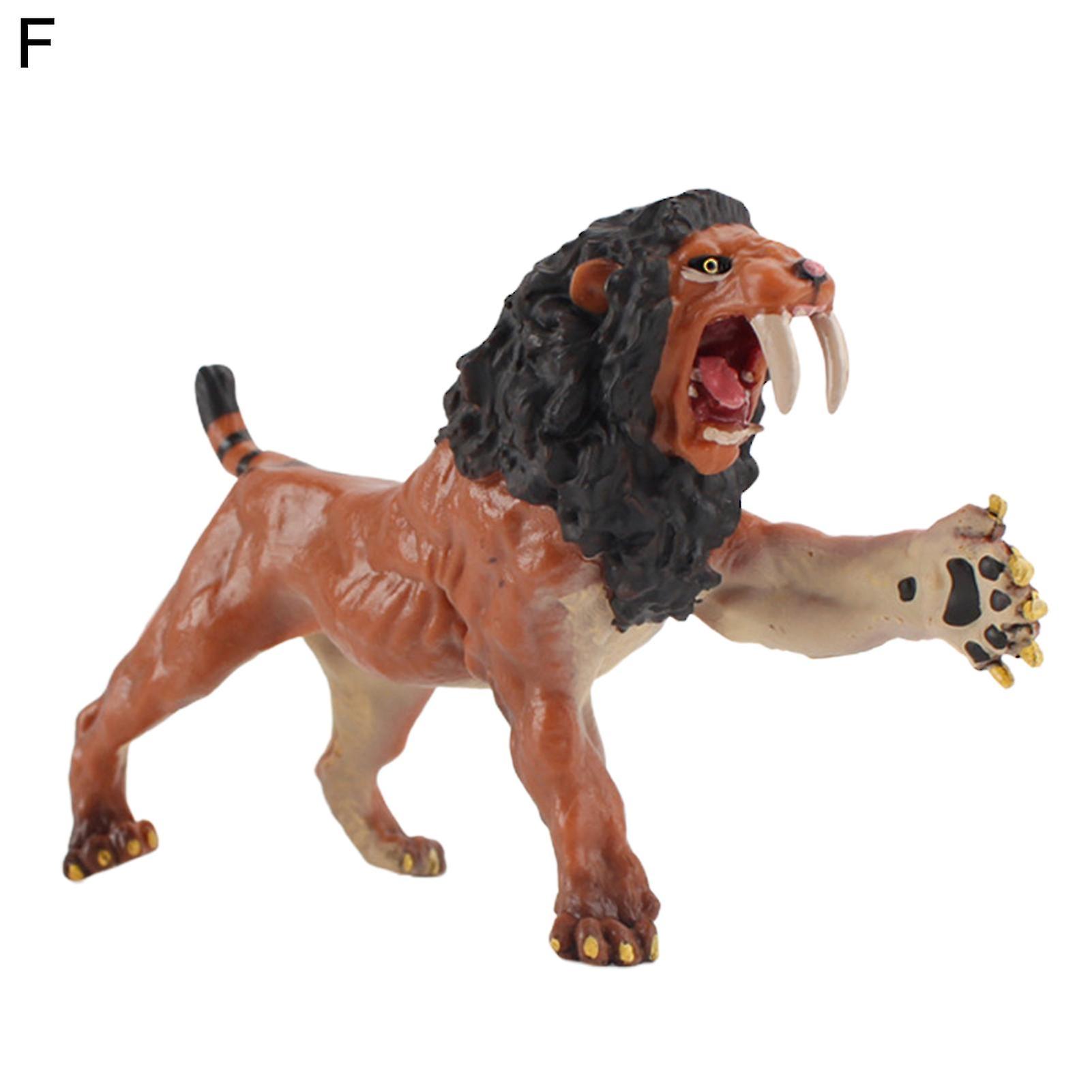 Figurină de animale simulate Desktop decorare Mammoth Megalodon Dire Wolf animale antice Model Sculptura jucarii educative pentru acasă