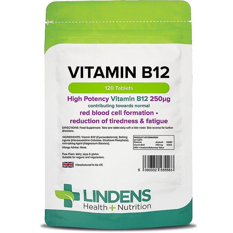 Lindens 维生素 B12 (250mcg) 片剂 120 (5583)