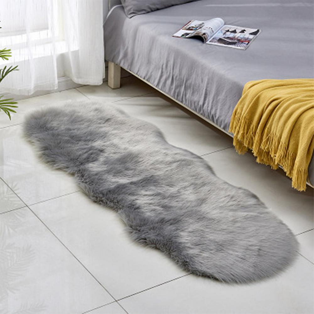 Non-slip Floor Mats Blankets Artificial Fur Sheepskin Carpets Soft And Fluffy Carpets Used For Bedroom Sofa Floors (75 X 120 Cm)