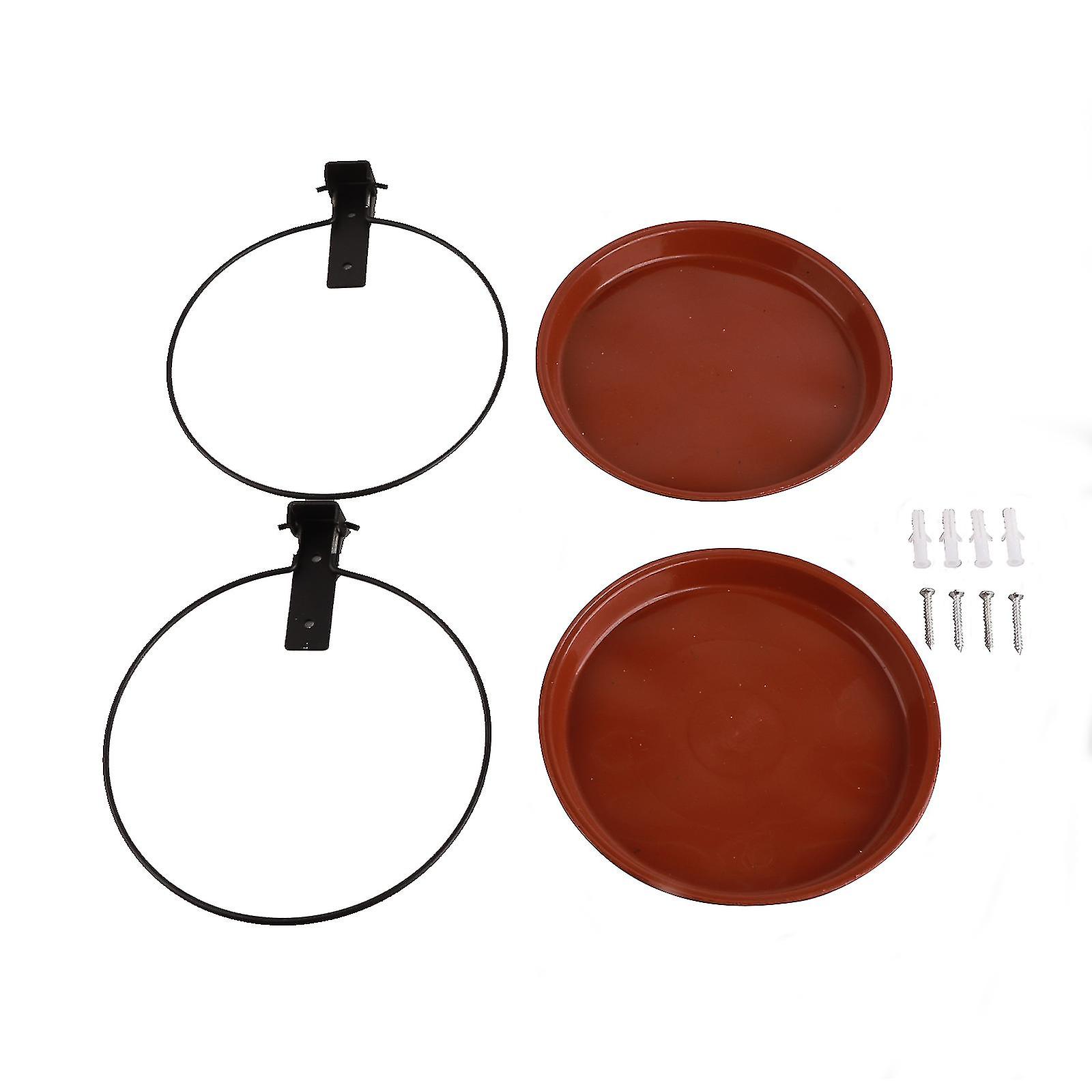 Outdoor Bird Feeder Waterer Tree Trunk Fixable Hummingbird Feeding Tray