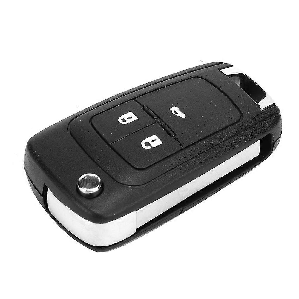 3 Buttons Car Key Case Remote Key Fob Shell Replacement Fit for Opel White Button Type