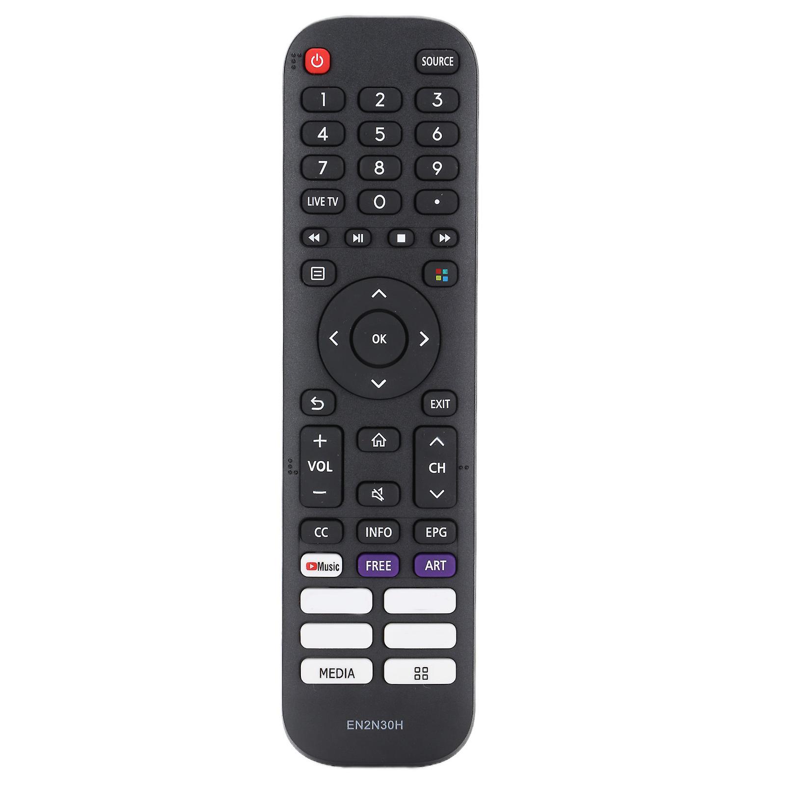 EN2N30H Remote Control for Hisense TVs - Durable, Easy Setup, No Programming Needed