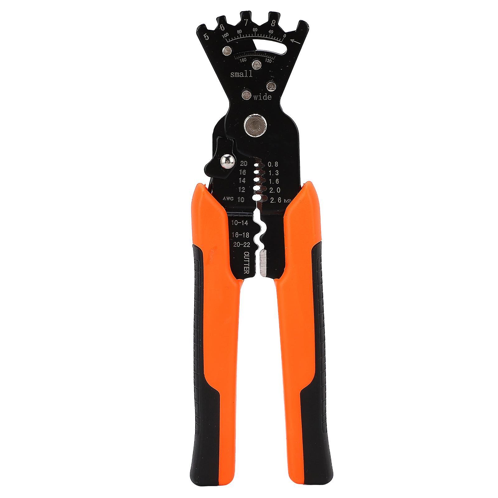 Multifunctional wire stripper with wire cutting and electrical work operation functions