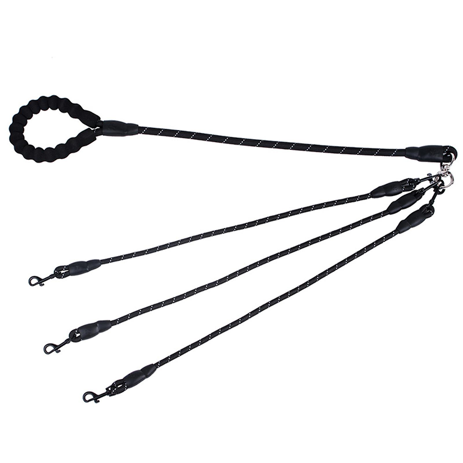 Multi-way Woven Tractions Leash No Tangles Wearable Leash Simultaneous Tractions Multiple Dog Pet