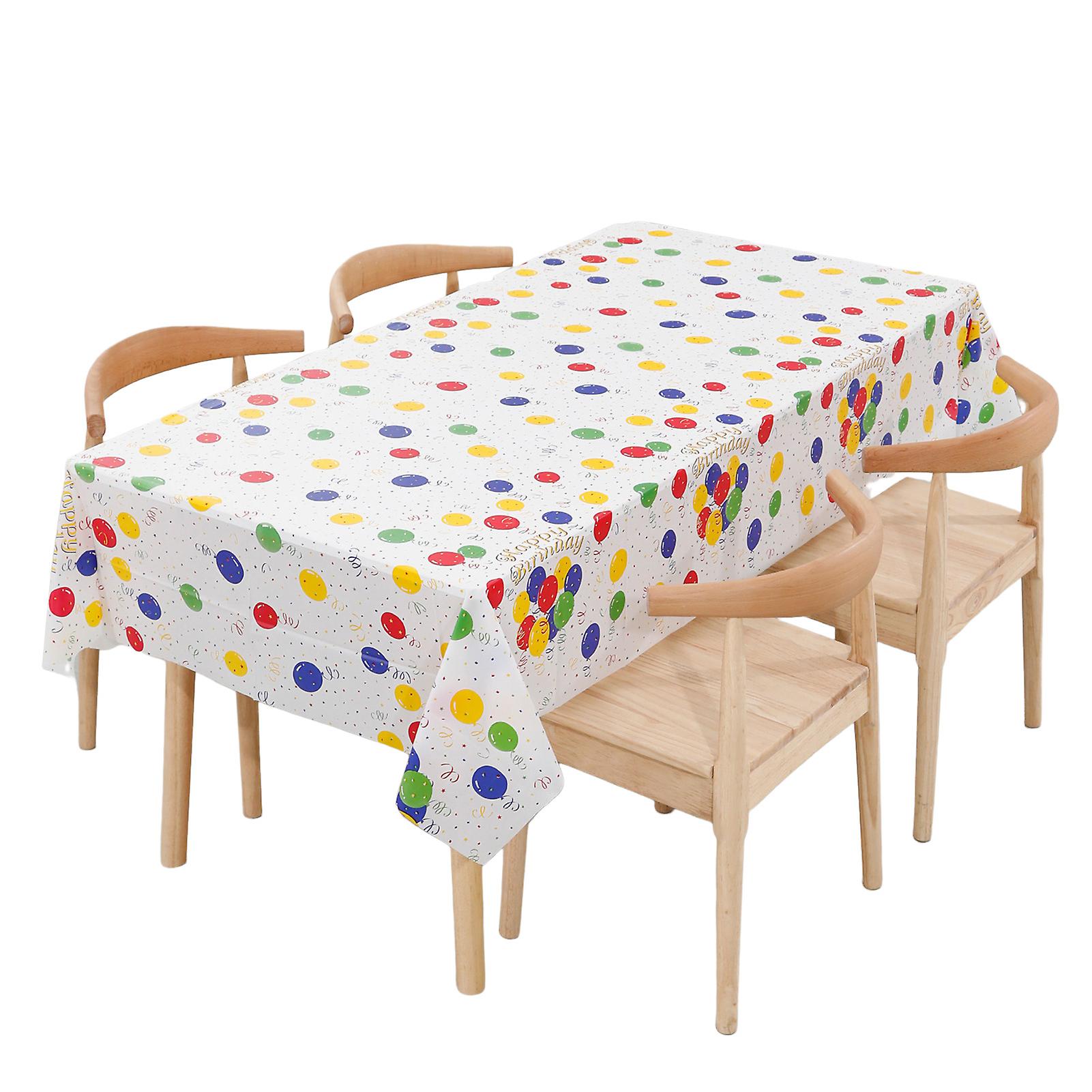 Rectangular Tablecloth Roll Easy Usage Tablecloth With Slide Cutter For Birthday Christmas Parties