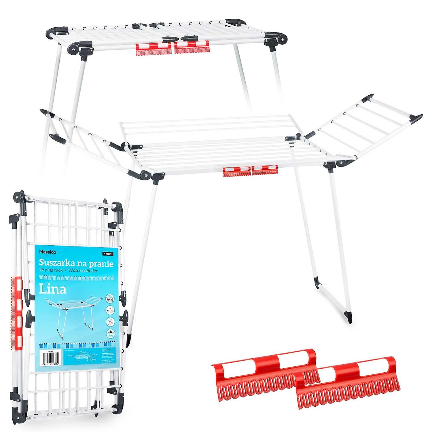 Wäscheständer - stehend - klappbar - 22 Meter