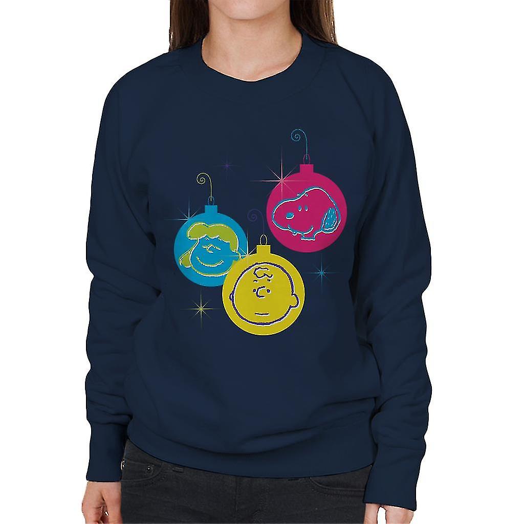 Peanuts Christmas Baubles Trio Women's Sweatshirt