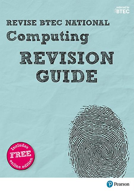 Pearson Revise Btec National Computing Revision Guide Inc Online Edition For 20 by Richard McGill Paperback Book