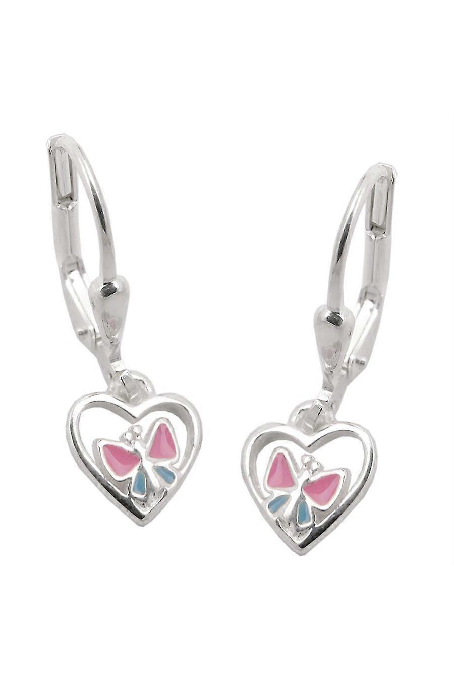 Earrings Leverback Butterfly Silver 925 - Gl93466