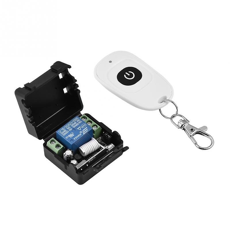 Modul releu canal DC 12V 1CH 433MHz Modul releu comutator wireless RF + transmițător telecomandă Kit DIY pentru electrocasnic Garage Gate