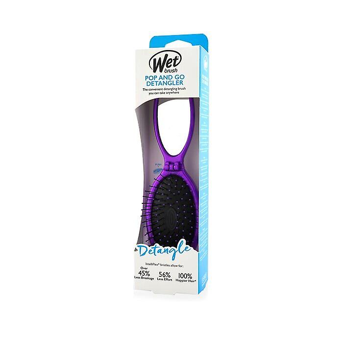 Wet Brush Pop And Go Detangler Metallic - # Purple 1pc