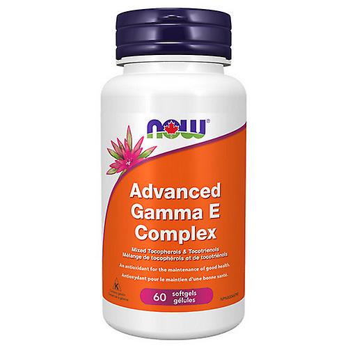 Advanced Gamma E Complex Tocopherols, 60 Softgels by Now