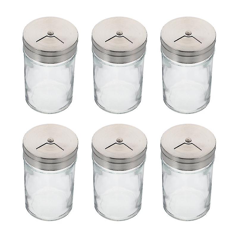6pcs Glass Salt Pots