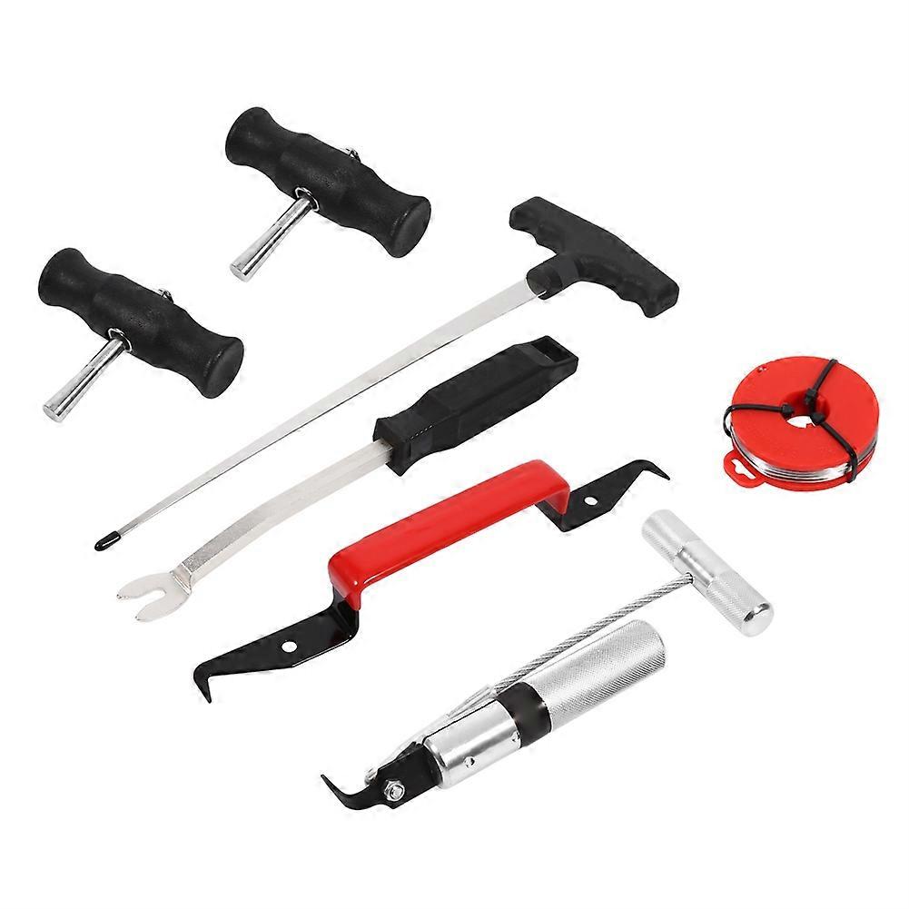 7 Pcs/sets Professional Windshield Removal Tool Kit Windscreen Removal Set With Box