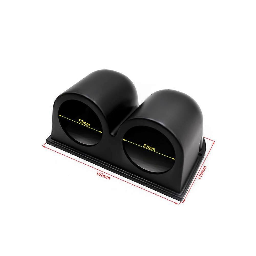 52mm Car Dual 2 Hole Gauge Holder Bracket For 2 Car Duty Meter Dash Mount Pod Holder Cup