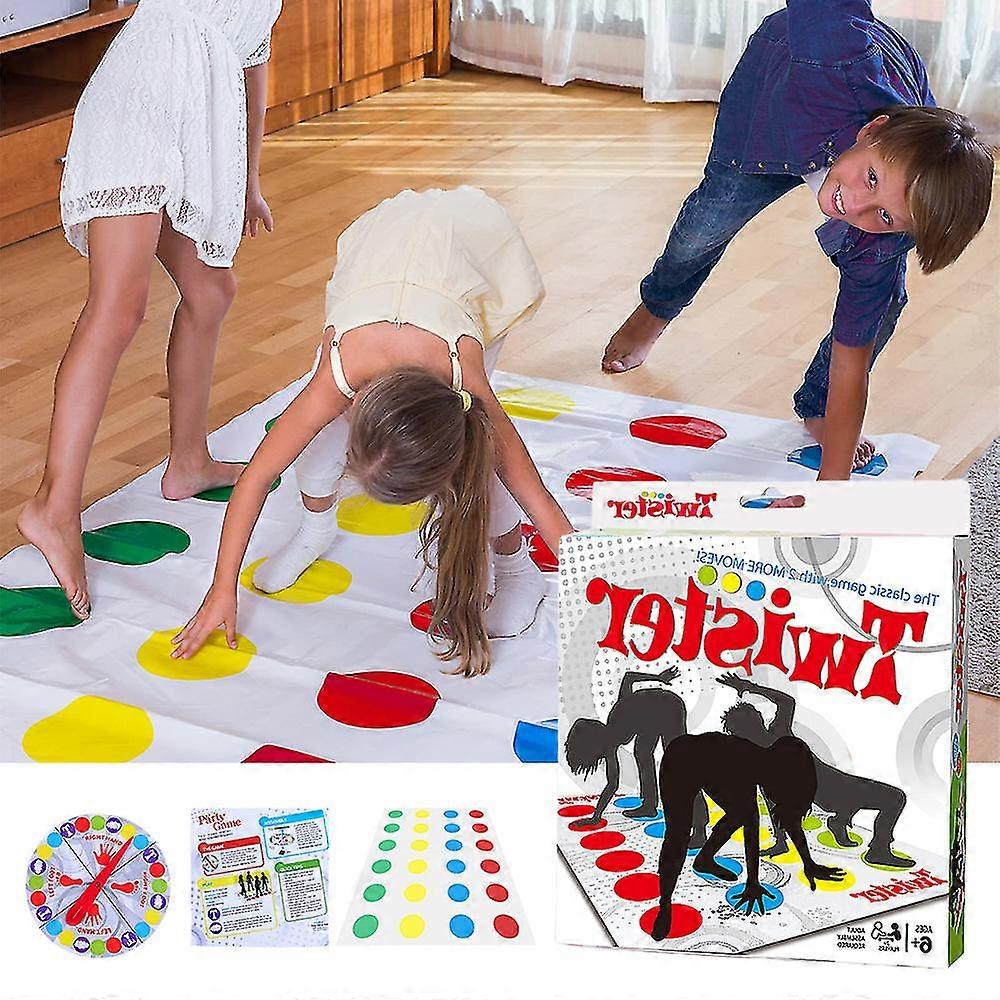 Classic Twister Game Party Playmat Parent-Child Floor Game Family Multi-player Interactive Game