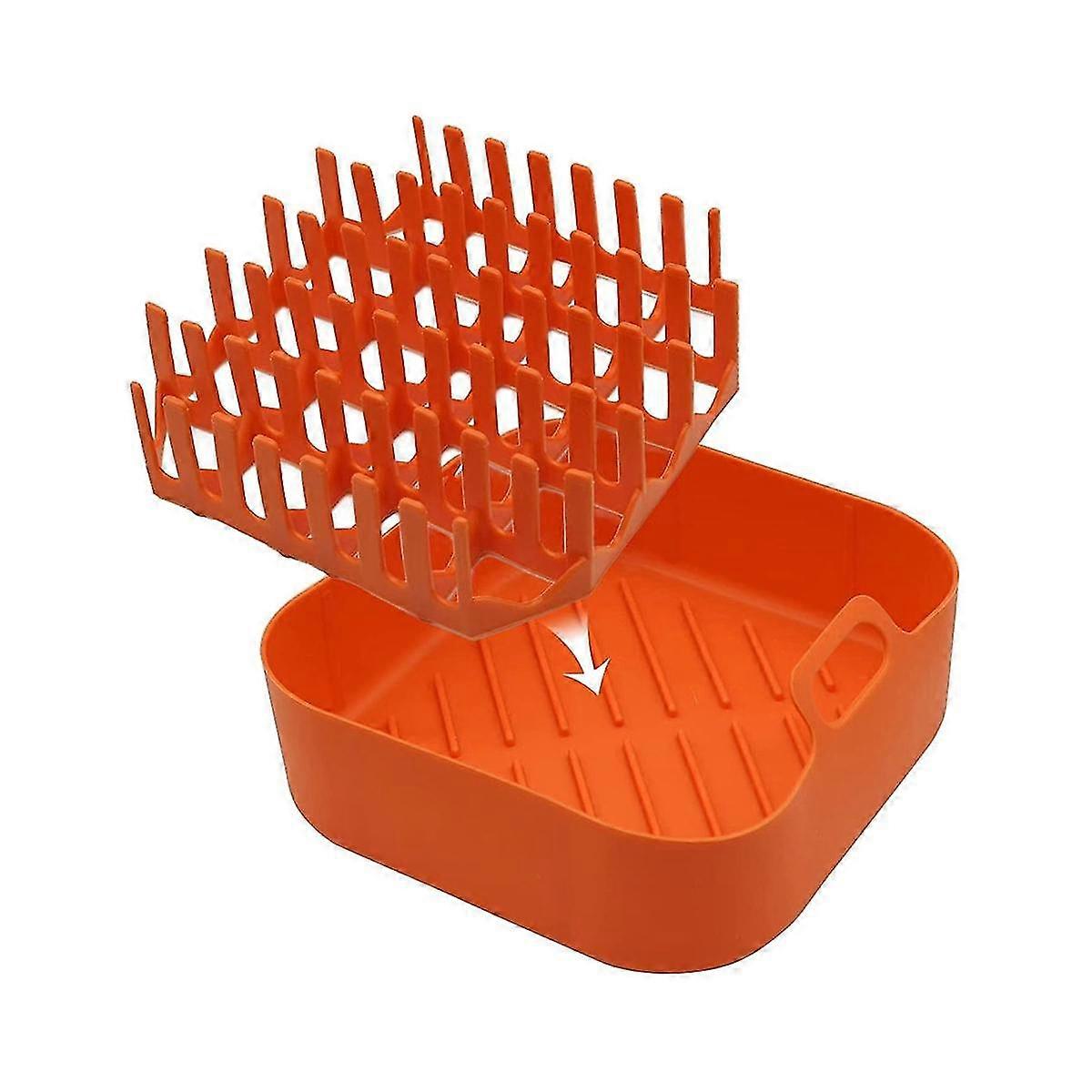 Multi-Functional Bacon Cooking Rack and Silicone Pot Bacon Cooker Shelf Rack High Temperature Cooki