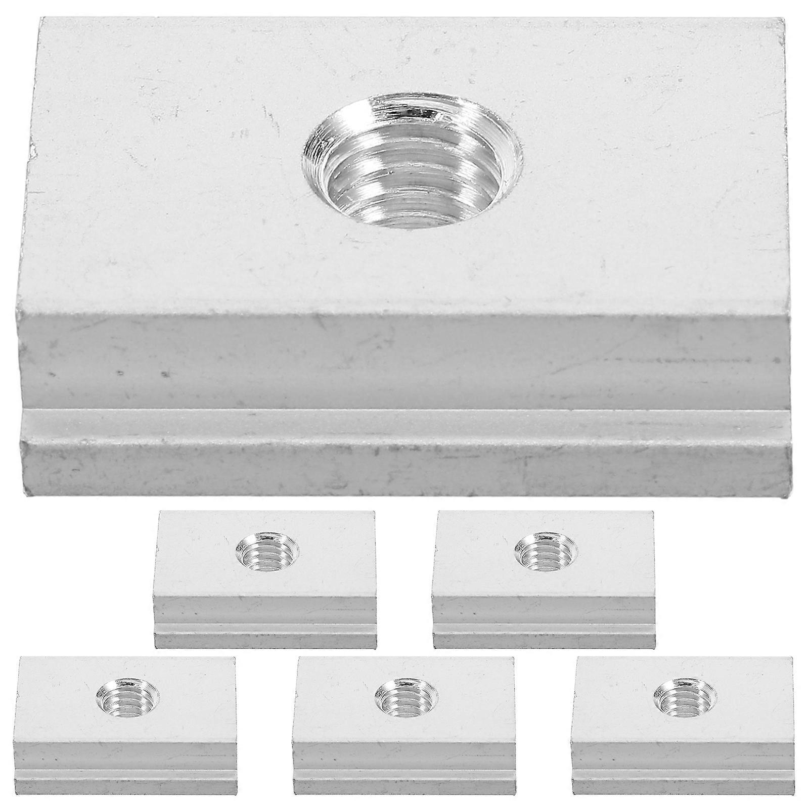 6pcs Kayak Fixed Block Kayak Fixing Slide Block Aluminum Canoe Adapter Replaceable Kayak Adapters