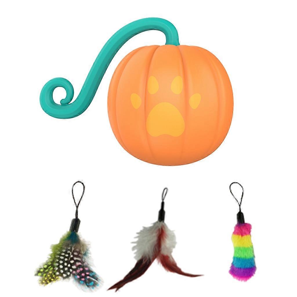  Automatic Moving Ball Cat Toy Robotic Kitten Interactive Cat Ball Cat Moving Toy