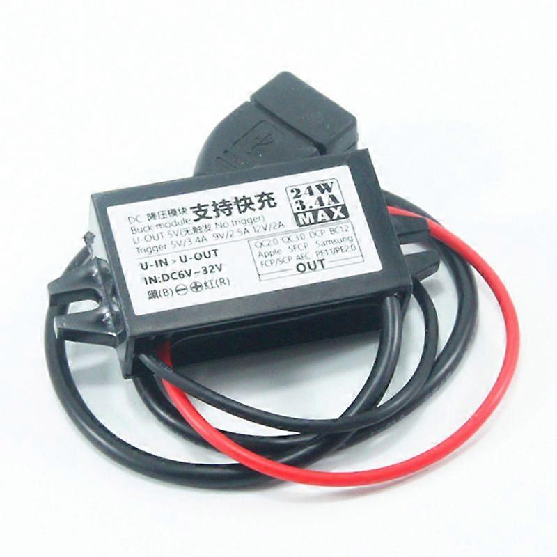 DC-DC Converter Module input 6V~32V to 5V~12V USB Step Down Power Output Adapter Dropshipping JOHX