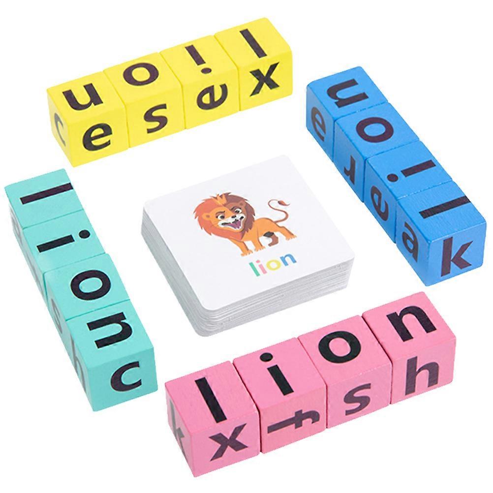 1 set of Matching Letter Games Kids Toys Words Learning Games Spelling Words