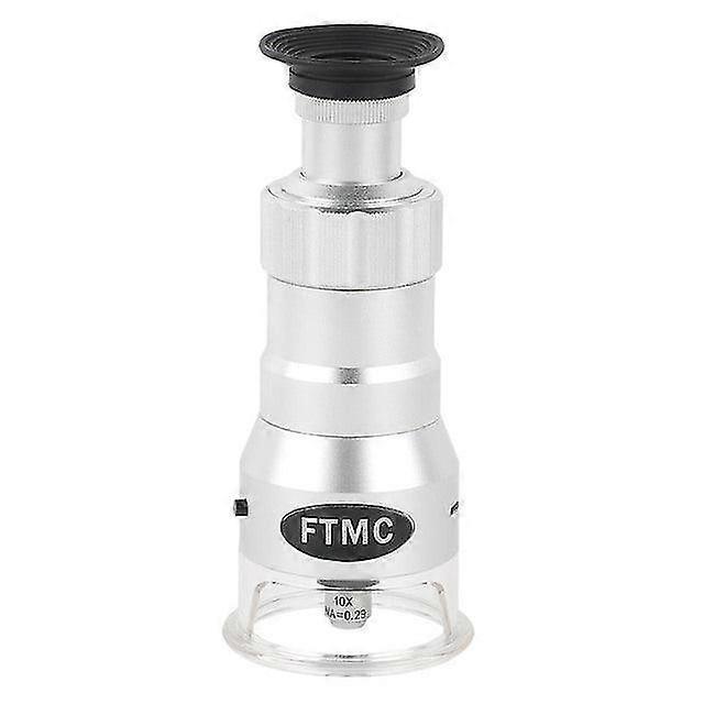 40X 60x 100x portable microscope scale measurement eyepiece led light for components print detection jade jewelry identified