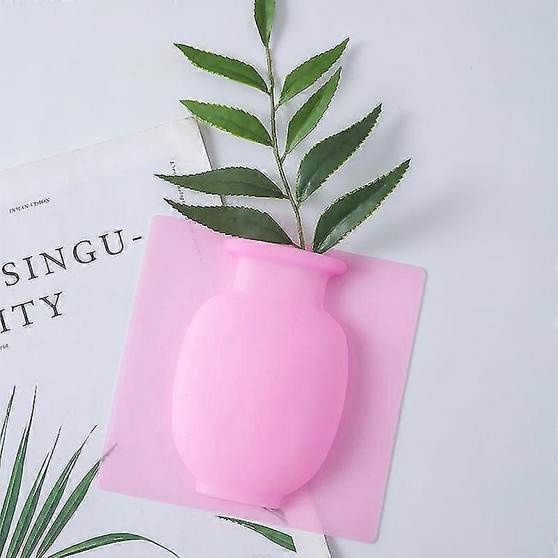 1pcs silicone creative flower vase reusable refrigerator decor home decor betterlifefg