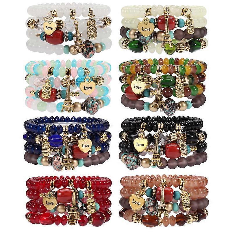 Bohemian Stackable Bracelets for Women Multi layered