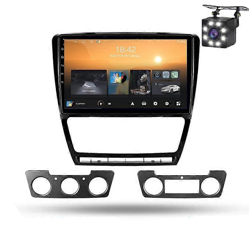 For Skoda Octavia 2 A5 2008-2013 Car Multimedia Wireless Carplay Navigation Android Auto
