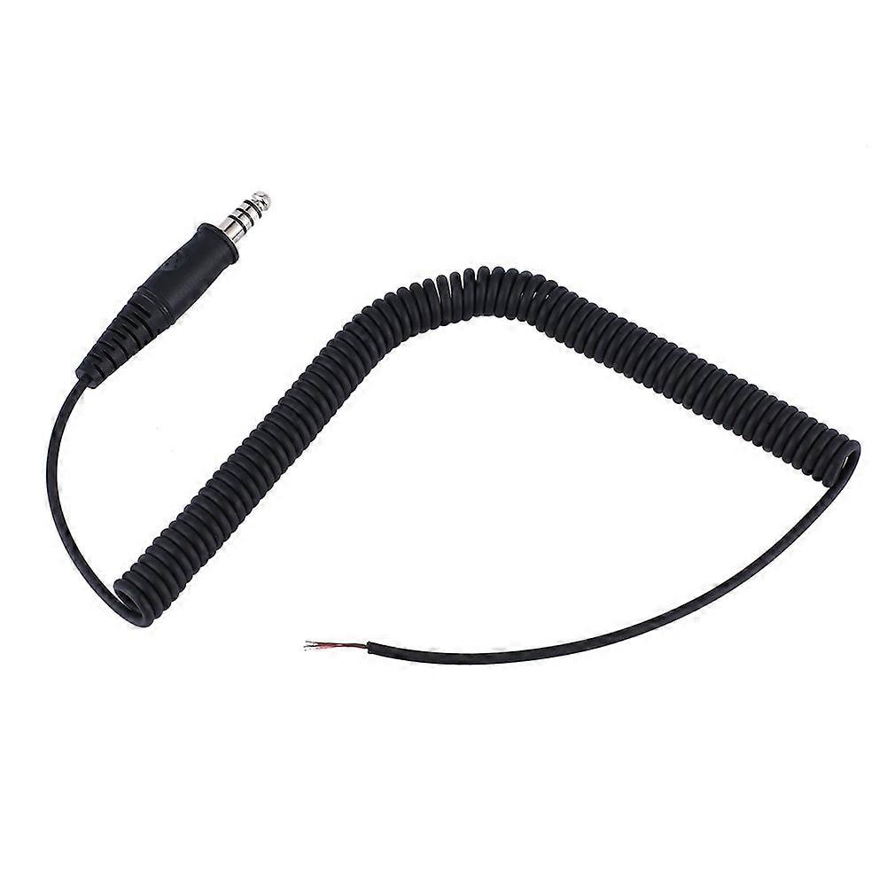 Helicopter Headset Replacement Cable With U-174 / U Military Connector