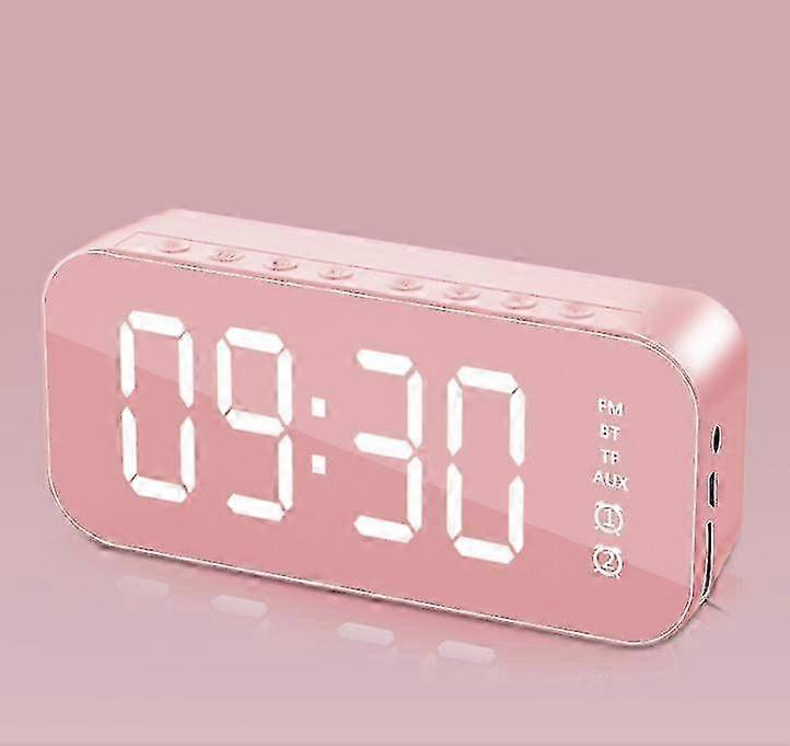 Multifunctional LED digital alarm clock, bluetooth speaker, bedside desktop luminous electronic music box