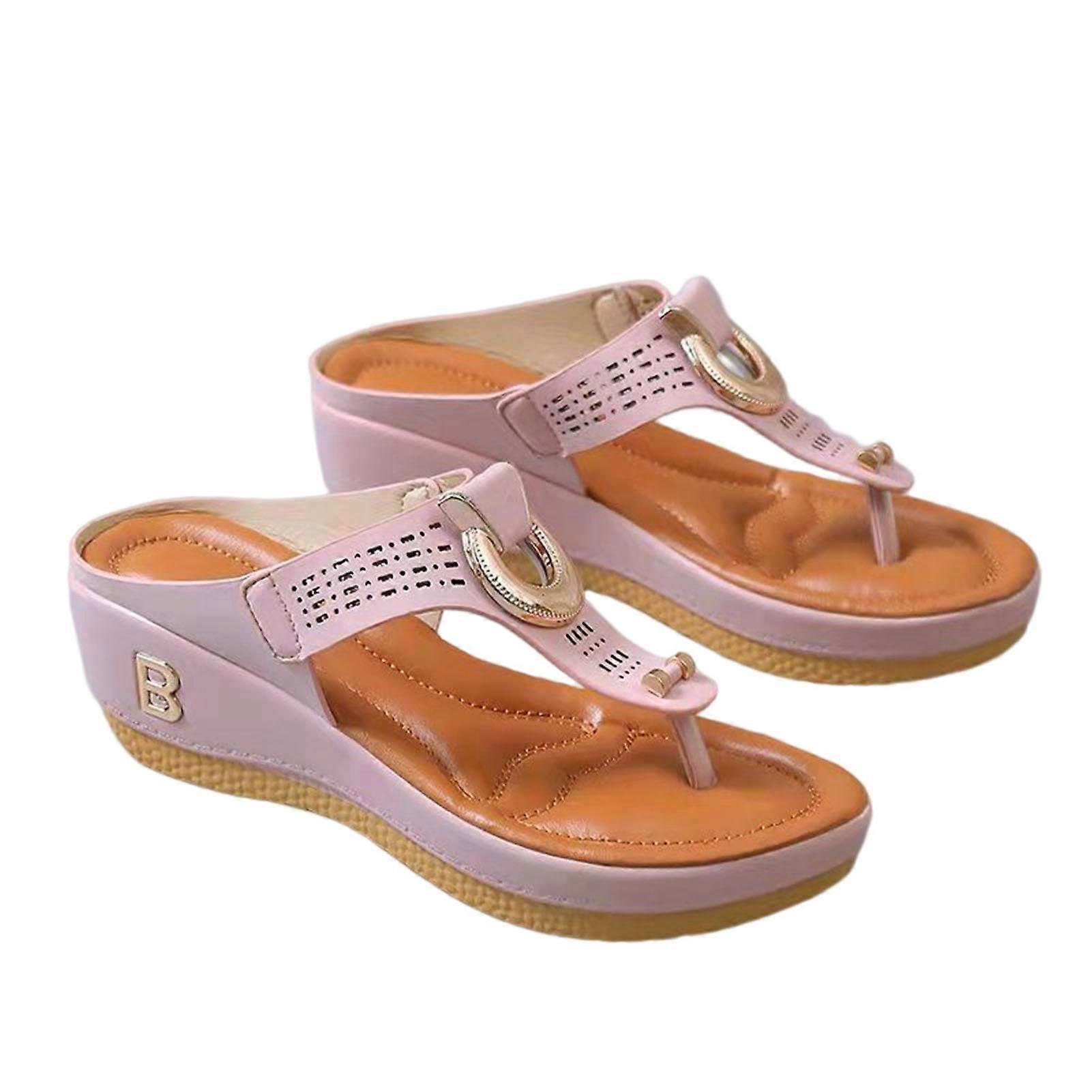 Women\'s Beach Clip Toe Slope Flip Flops