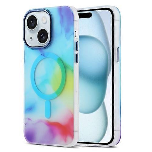 For iPhone 15 MagSafe Magnetic Ink Phone Case