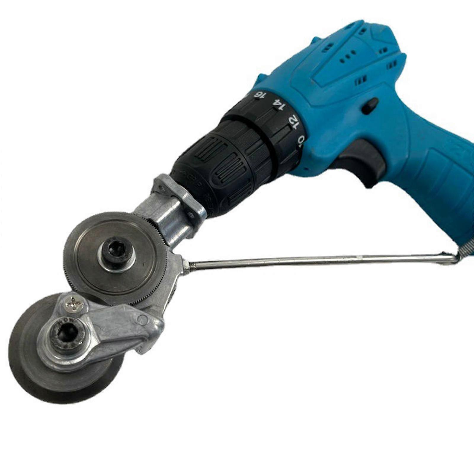 Elektrischer Bohrplattenschneider Blech-Nibbler Hochgeschwindigkeits-Rotor-Nibbler Blechschnitt Platte Stanze Schere Schneiden
