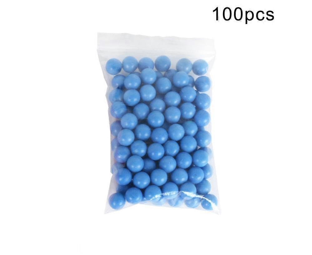 100Pcs 15mm Children Counting Solid Balls Toy School Mathematics Teaching Aids - Blue