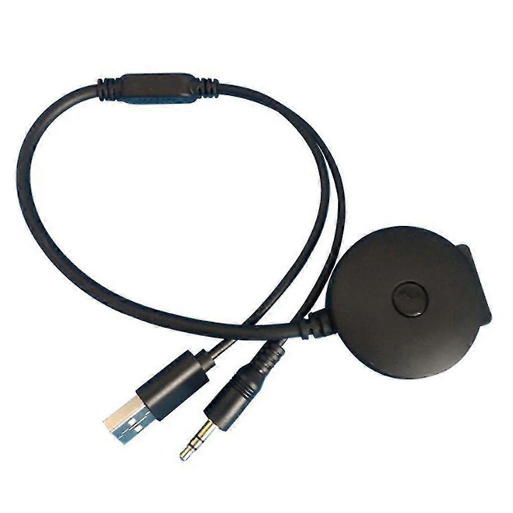 For Mini Cooper Car Wireless Bluetooth- Audio Cable Adapter Receiver 3.5mm Aux