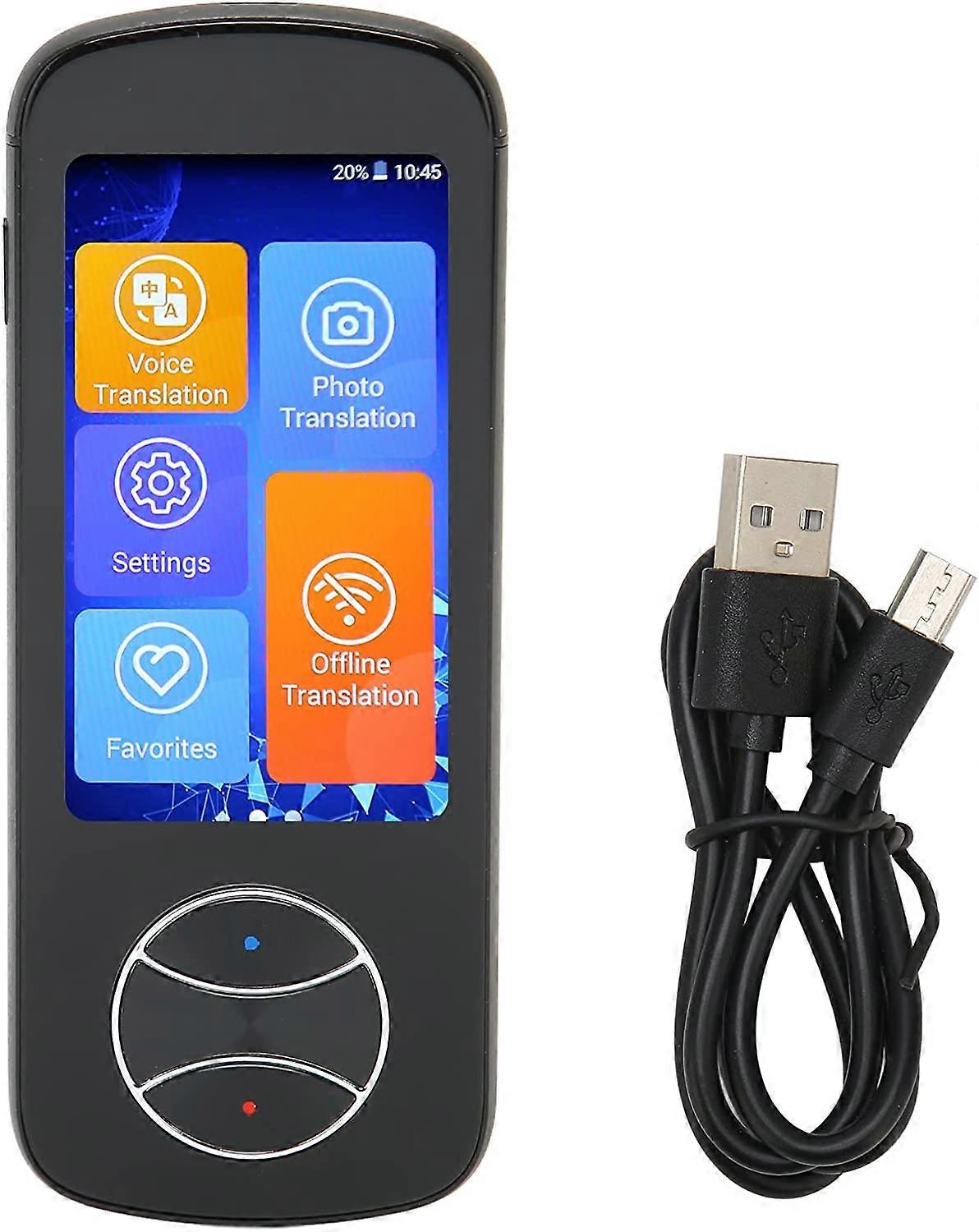 Translator Multiple Languages 3.0in HD Screen Real Time 2 Way Smart Translator Device with Camera Support WiFi