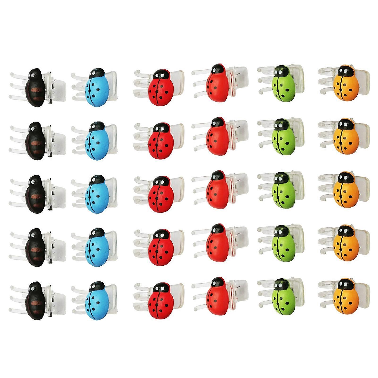 30Pcs/Bag Orchid Stem Clip Creative Strong Grip Plastic Multifunction Vine Plant Support Clip for Garden KAESI