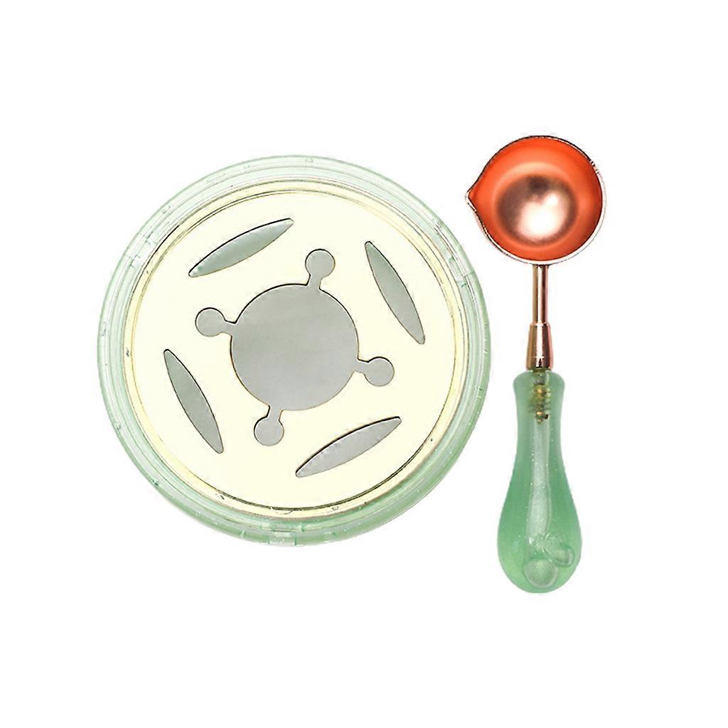 Wax Seal Warmer Melting Furnace Tool with Wax Melting Spoon for Wax Seal Beads or Stick for Letter Envelope Sealing