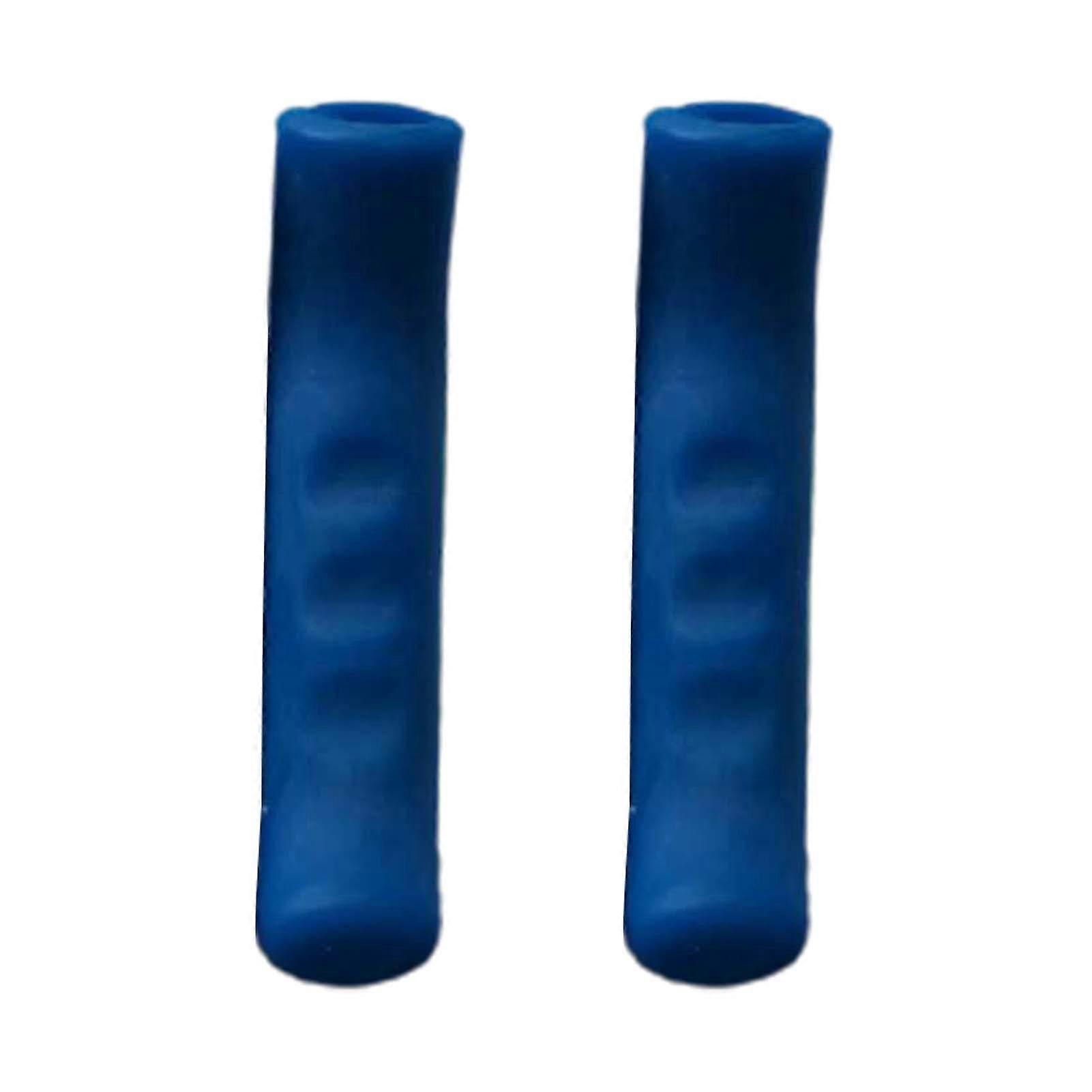 Kaesi 1Pair Brake Cover Bright Color Anti-slip Silicone Bicycle Brake Handle Sleeve Bicycle Accessories