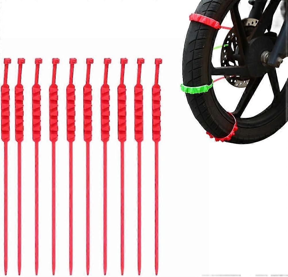 Reusable Snow Chains, Emergency Universal Anti-skid Tire Chains, Snow Chains For Car Suvs Trucks Pickups, Anti Slip Adjustable Tire Chain